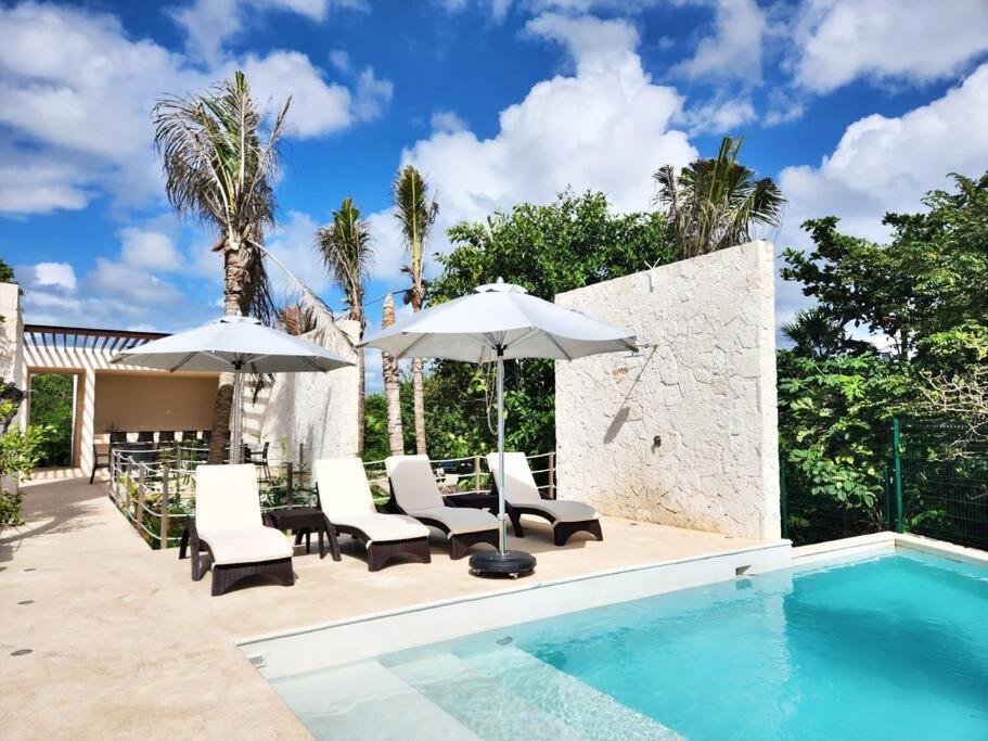 3 Bedroom Luxury Condo Next To Beach & Pools, Ac And Internet Akumal Luaran gambar